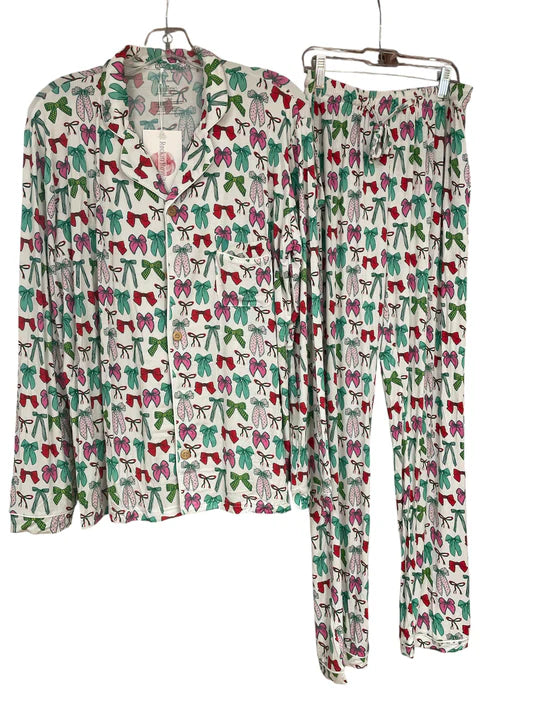 Rockin Royalty Holly Jolly Bows Mom PJ
