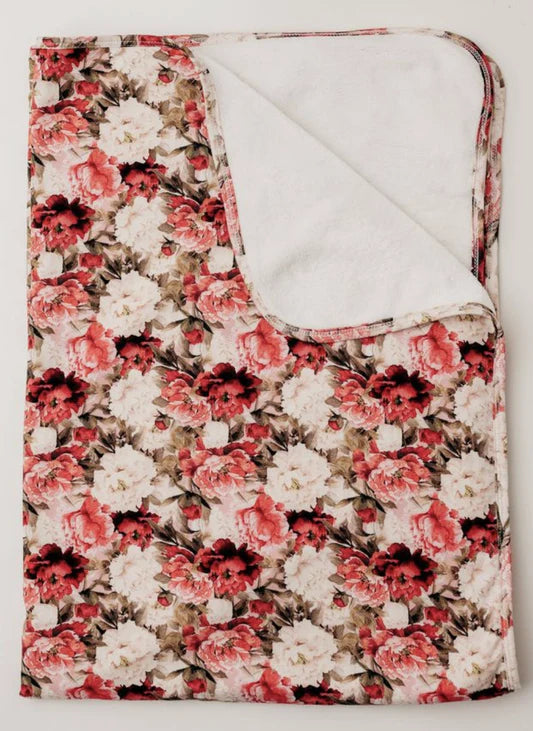 Rockin Royalty Crimson Bloom Swaddle