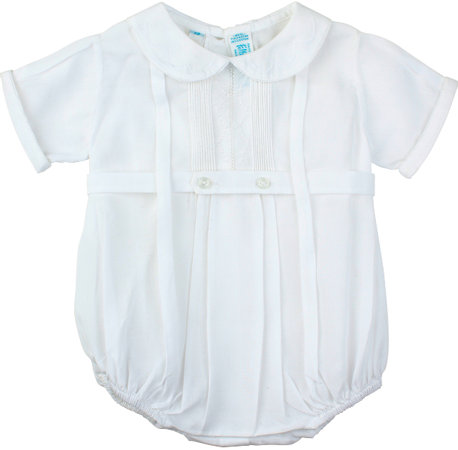 Feltman White Button Belt Creeper #23906