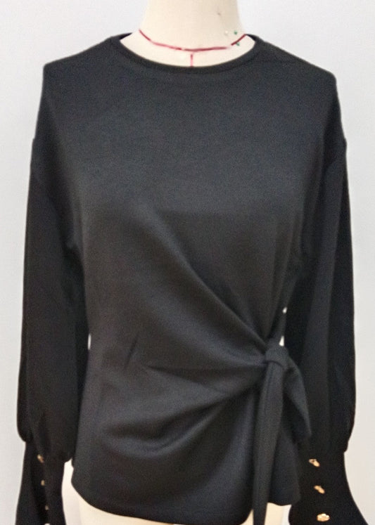 Twisted Darling Top Black