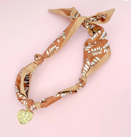 TJ Tangled In Love Scarf-Brown