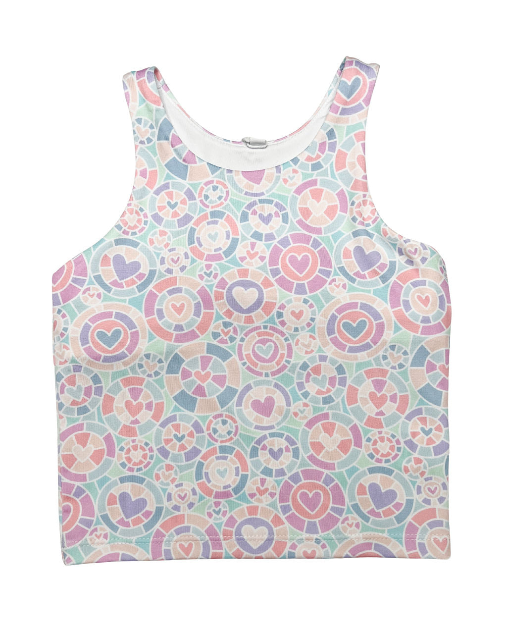 Kalidescope Heart Tank & Skirt Set