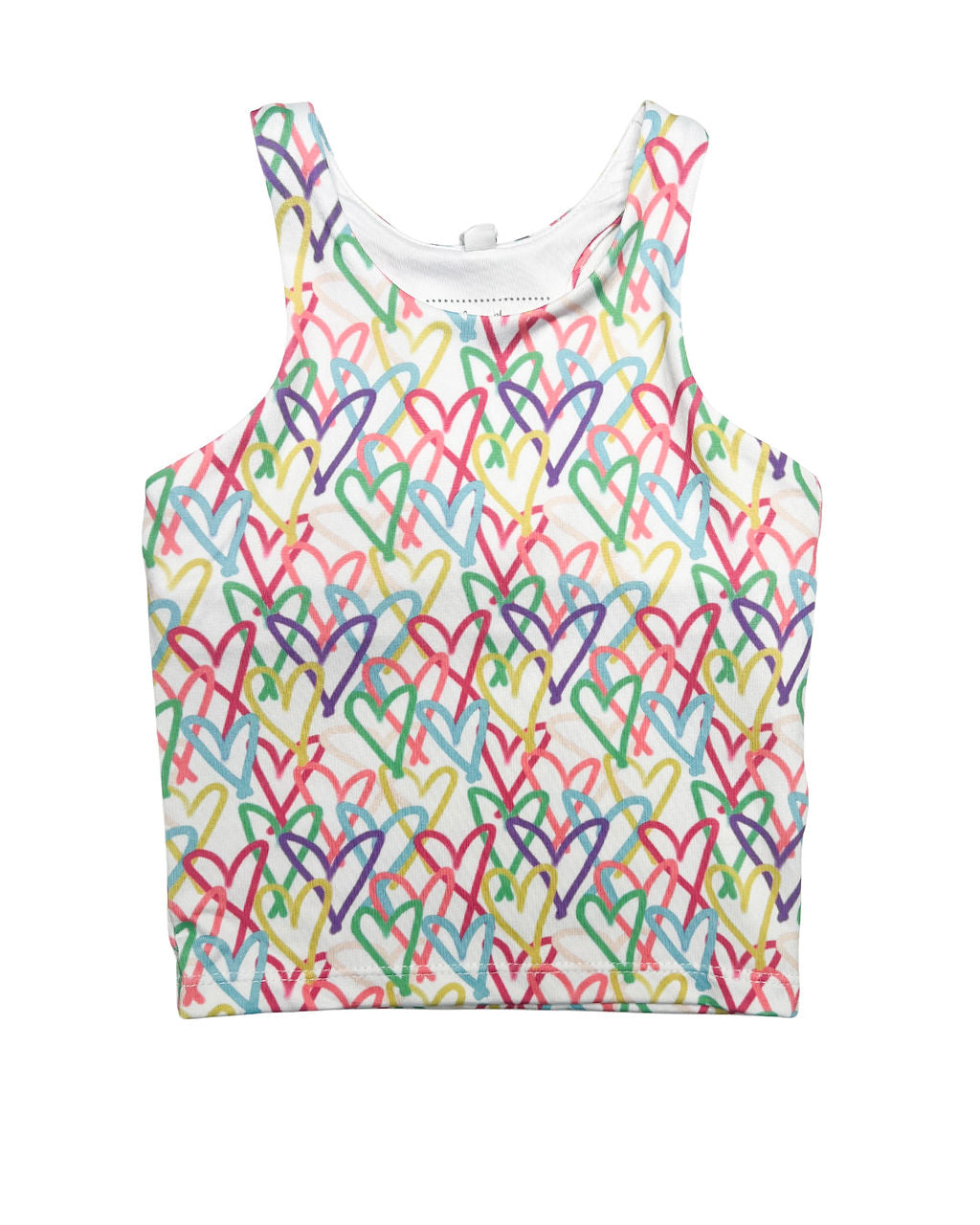 Multi Heart Tank & Skirt Set