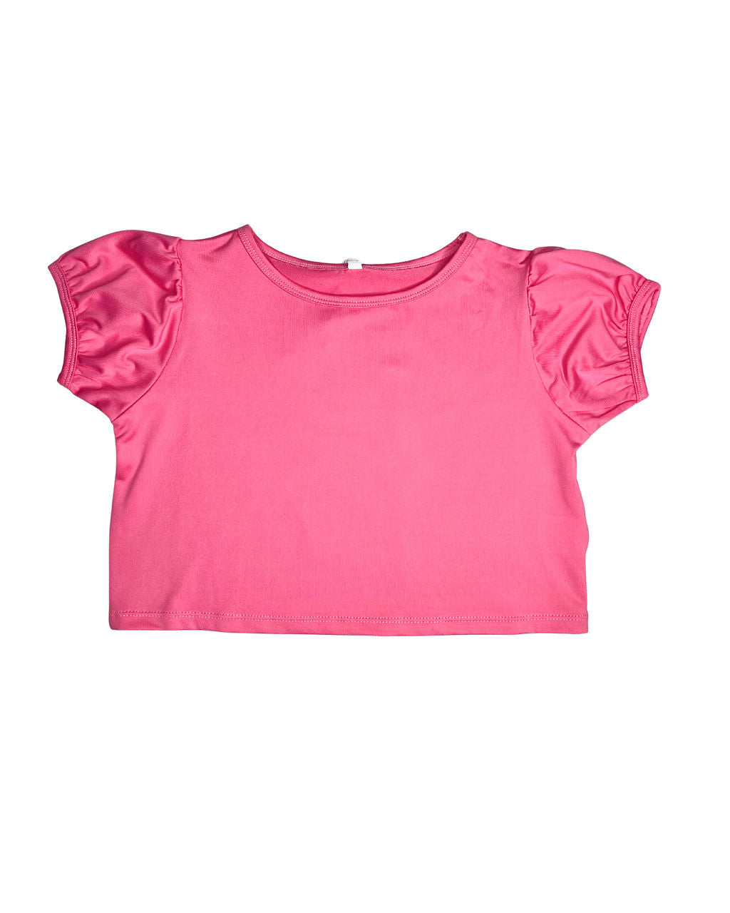 Candy Pink Puff Sleeve Top