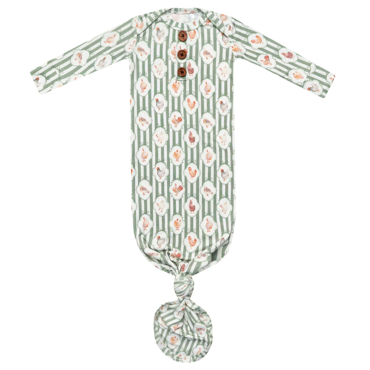 CP Constance Wood Button Gown
