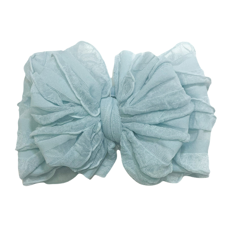 Rockin Royalty Ruffled Headband Bows