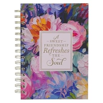 Floral wirebound journal