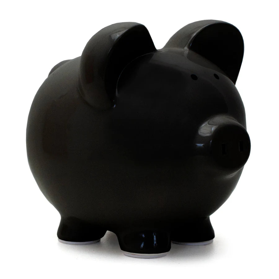 Black Piggy Bank