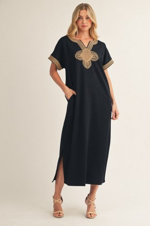 Elevated Black Maxi Dress