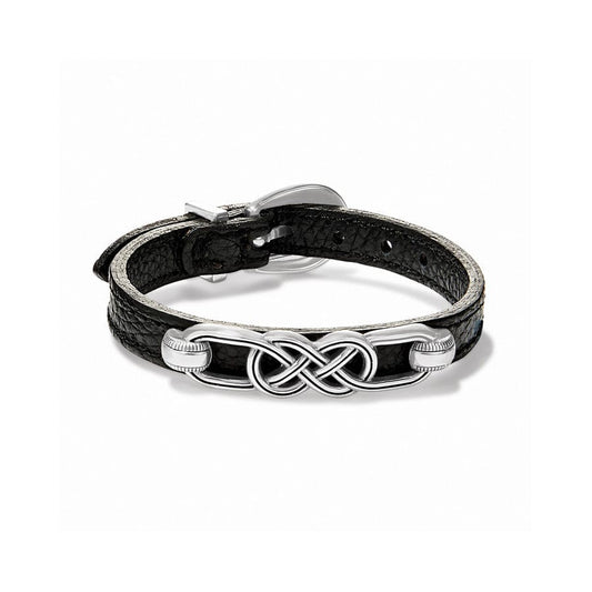 Brighton Interlock Black Bracelet