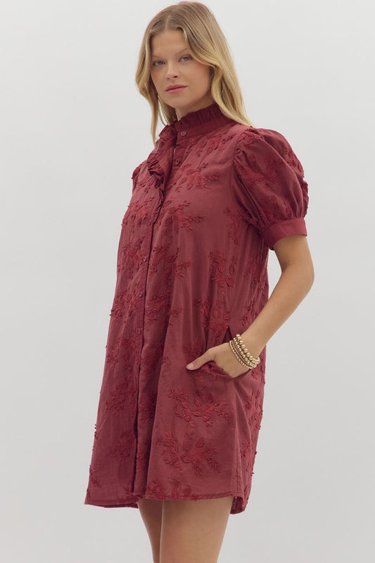 Zoey Embroidered Dress