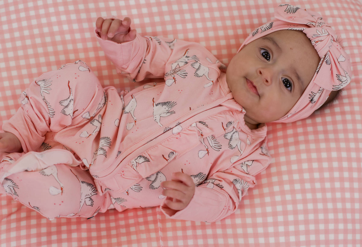 Goosies Pink Gingham Everything Blanket