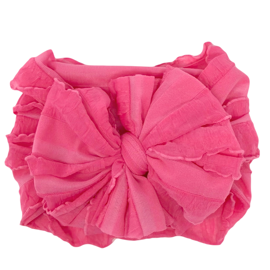 Rockin Royalty Ruffled Headband Bows