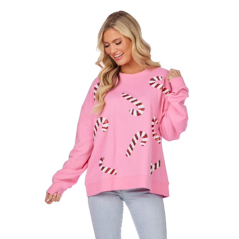 Mud Pie Holiday Sparkle Sweatshirt