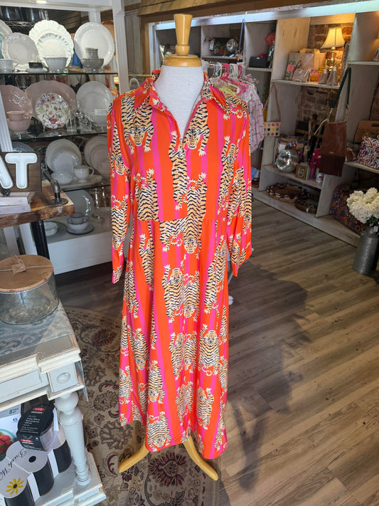 Colorful Tiger Dress