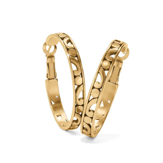 Brighton Contempo Gold Medium Hoops JA9906