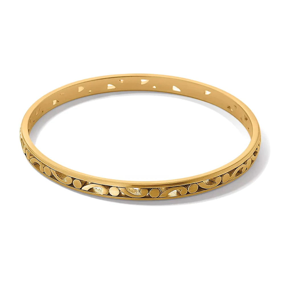 Brighton Contempo Slim Bangle Gold