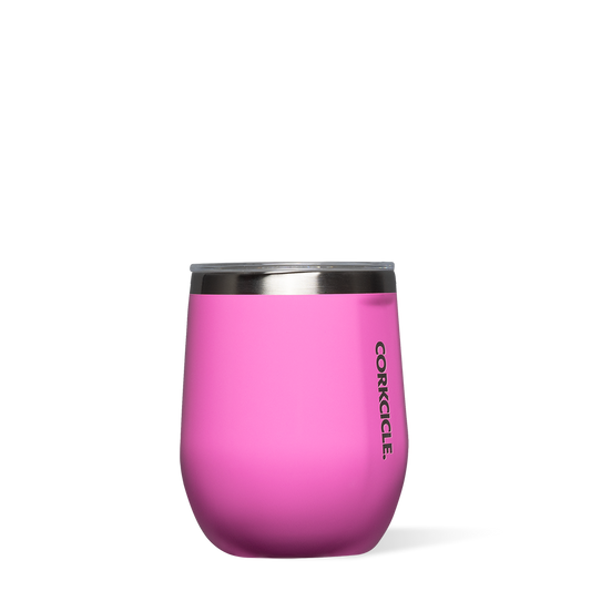 Corkcicle Miami Pink Stemless 12oz