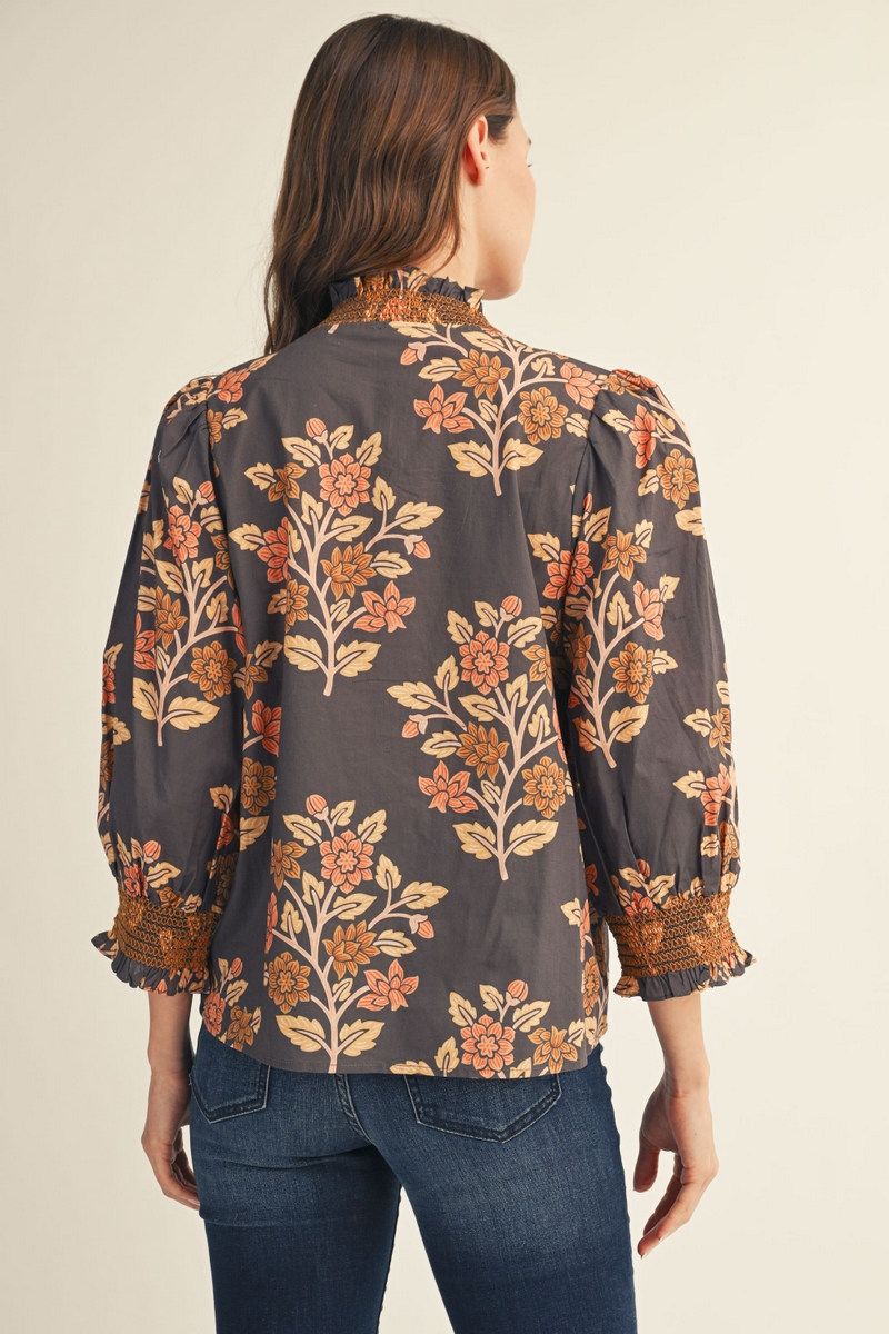 Fall Flowers Top