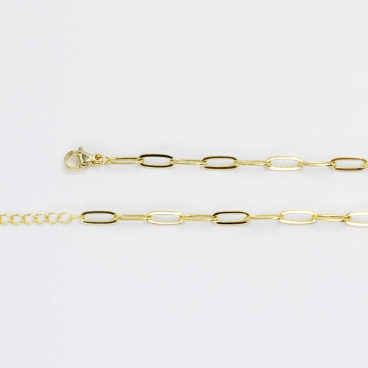 TJ Dainty Paperclip Chain