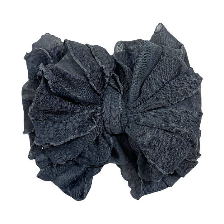 In Awe by Rockin Royalty Ruffled Headband Bows