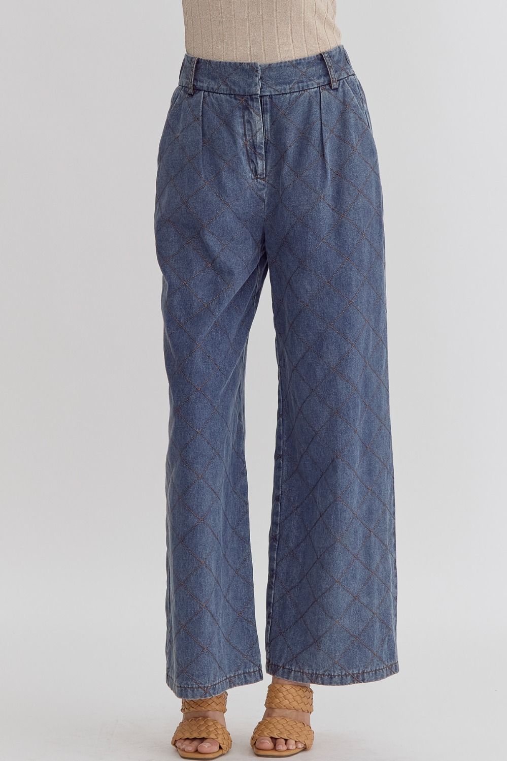 Denim Diamond Pant