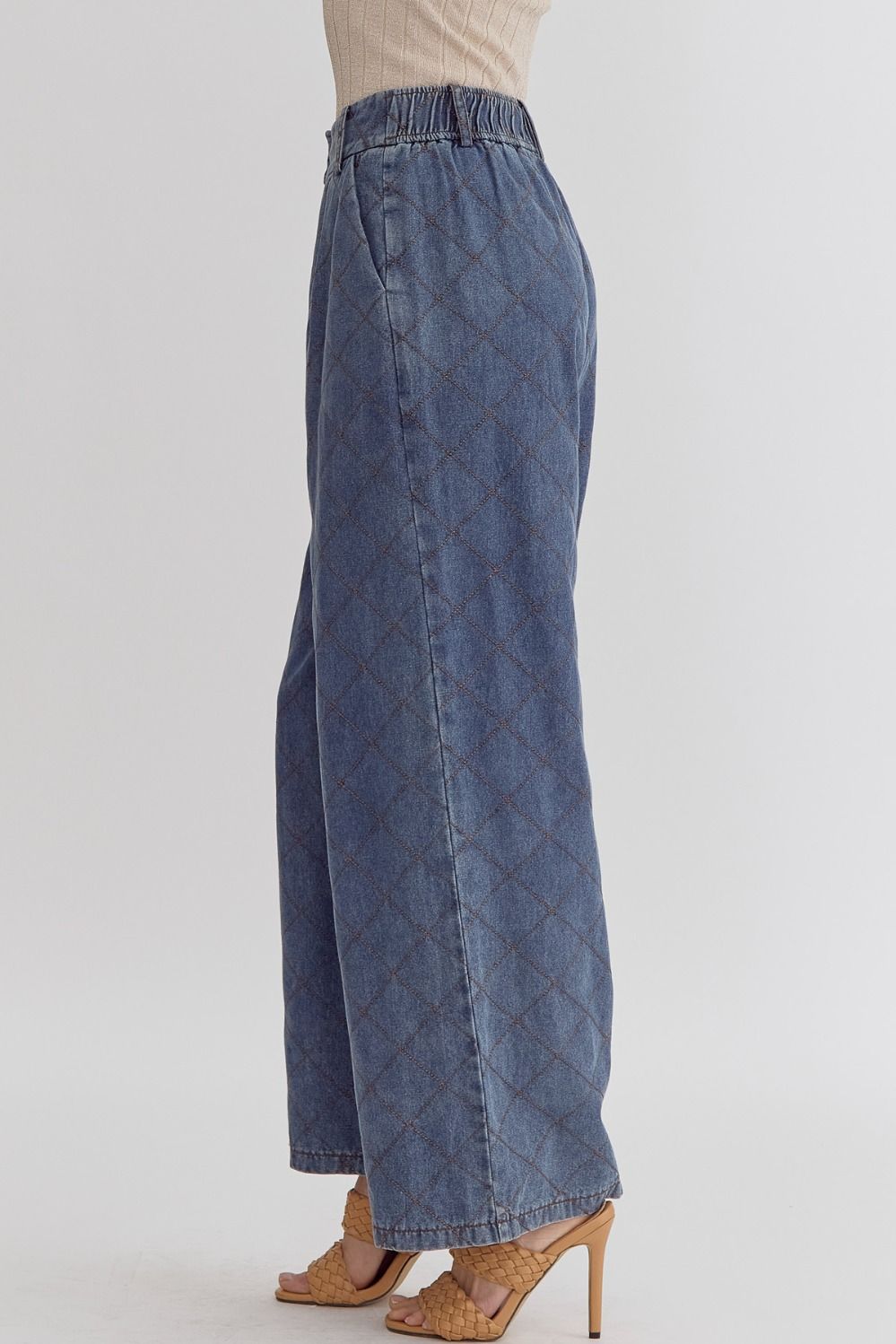 Denim Diamond Pant