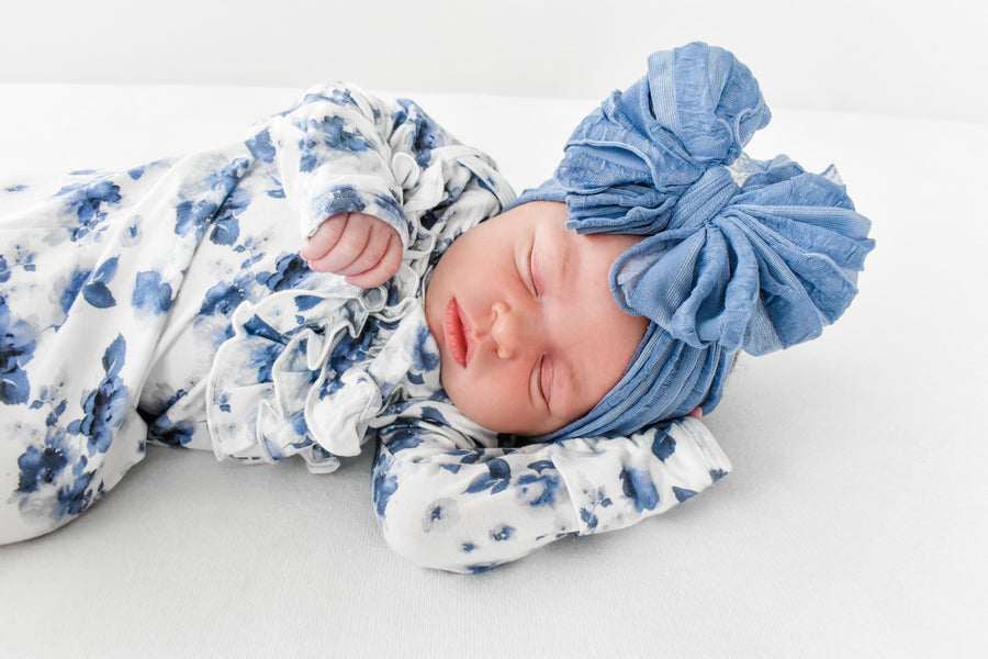 Rockin Royalty Ruffled Headband Bows