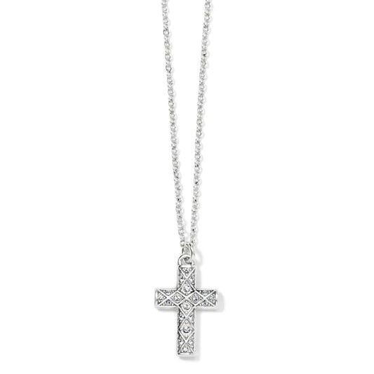 Brighton Diamond Cross Necklace JN1552