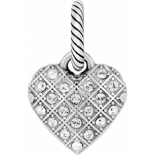 Brighton Diamond Heart Silver