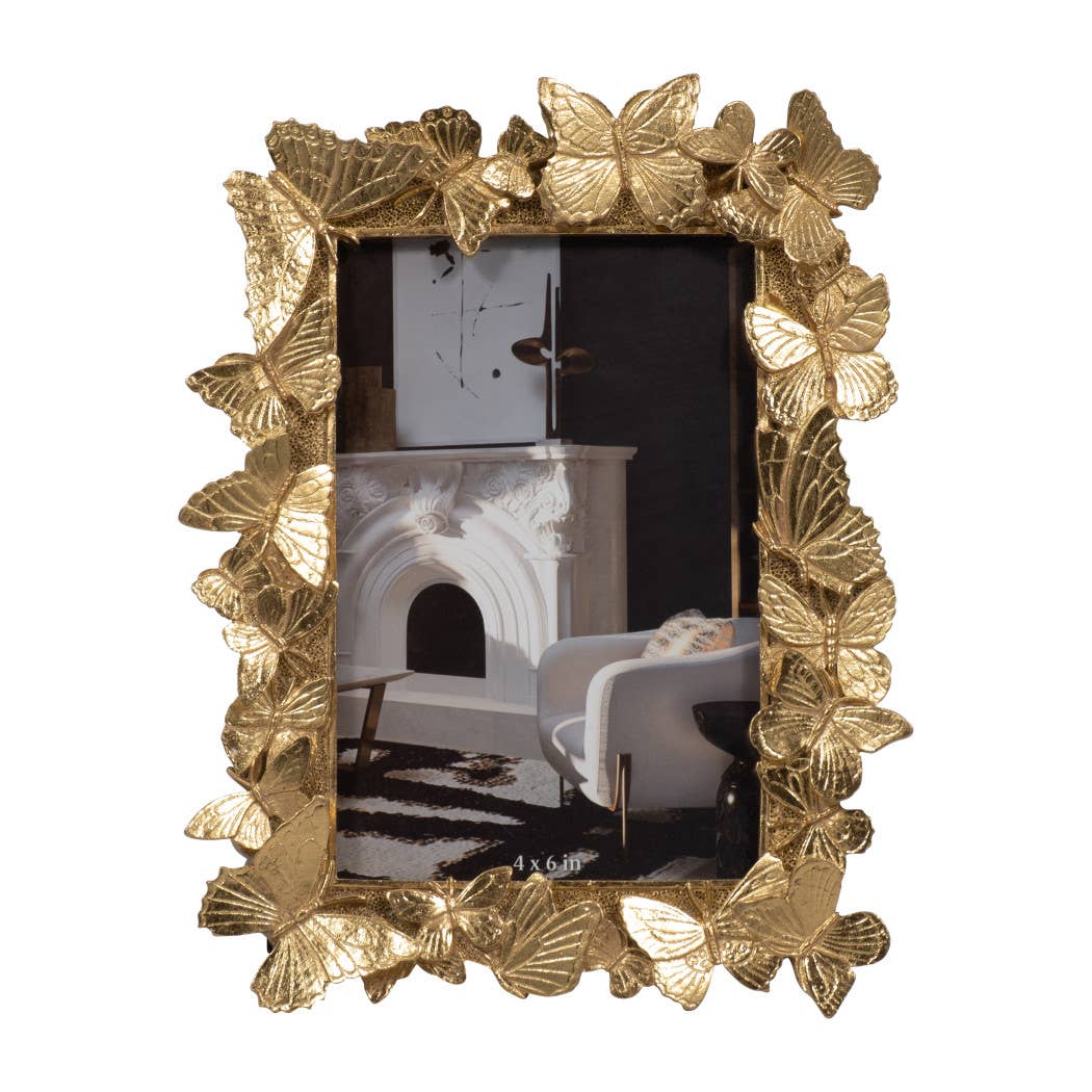 Butterfly Gold Frame 4x6 in.