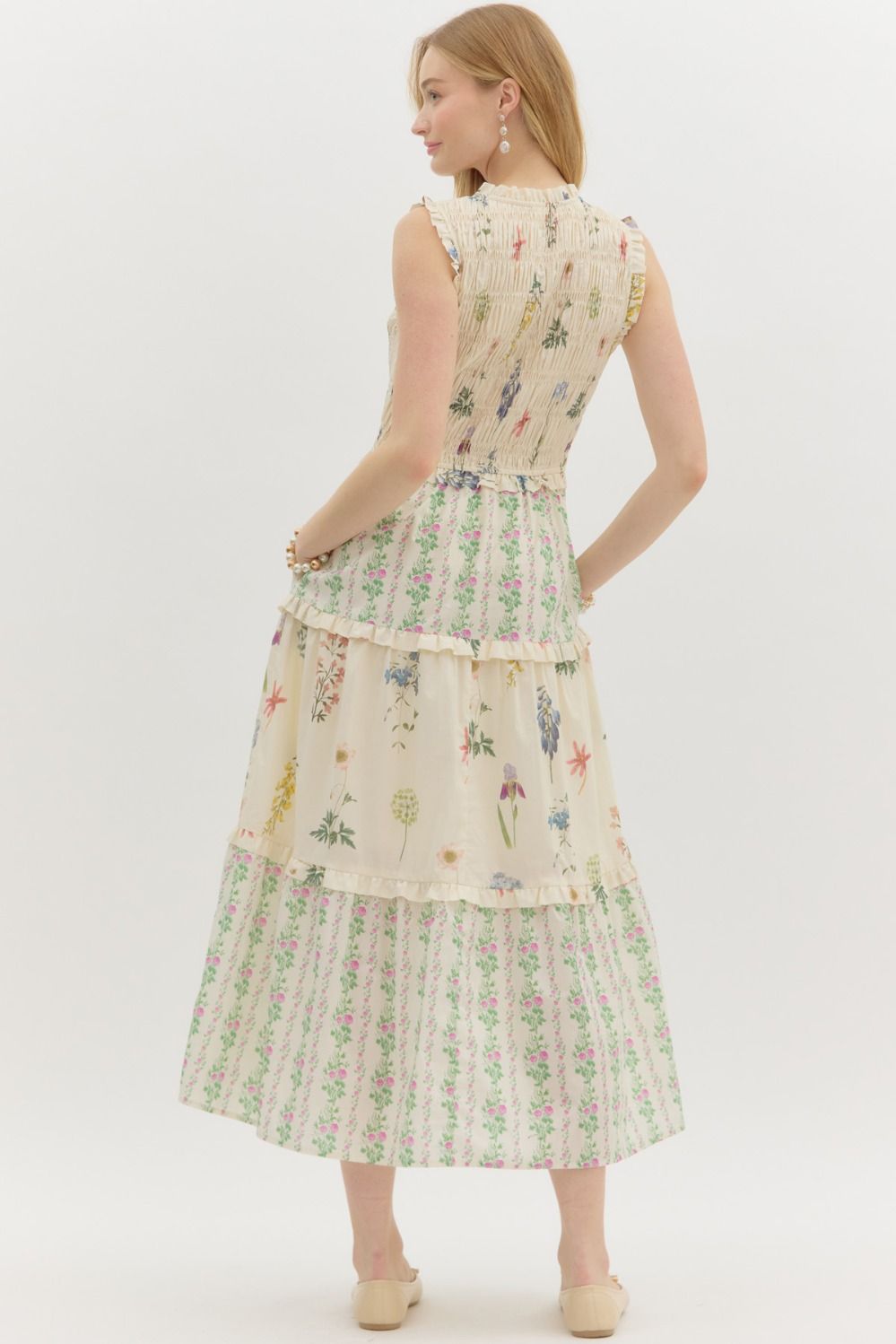 Elle Cream Dress