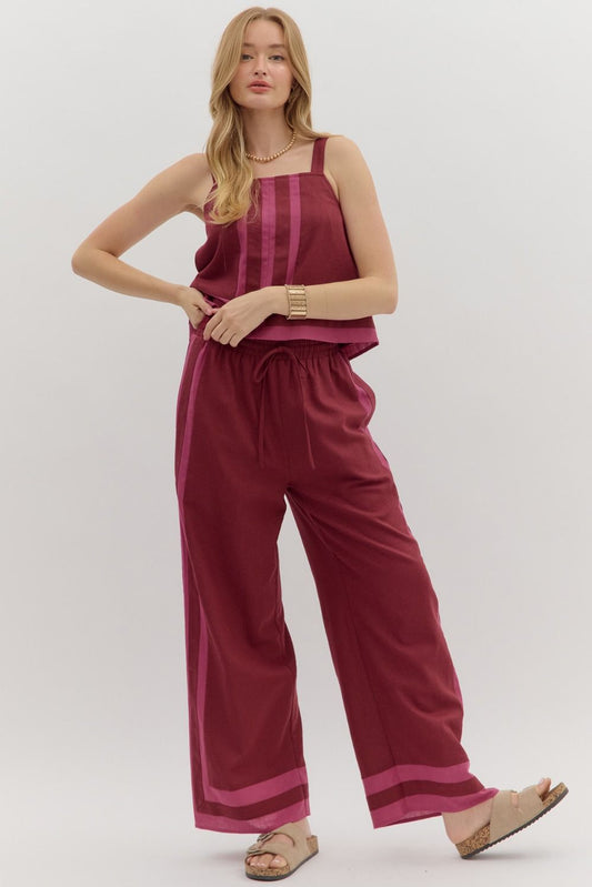 Lana Burgundy Set