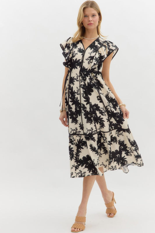 Dusky Petals Dress