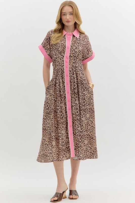 Molly Leopard Dress