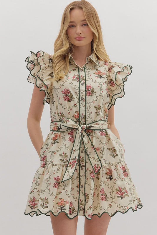 Wild Rose Mini Dress