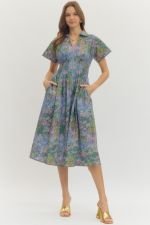 Hydrangea Mist Dress