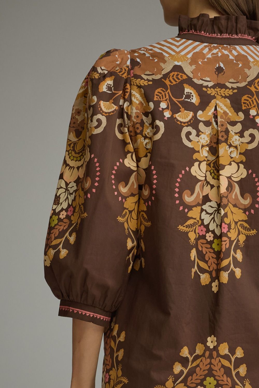 Mocha Magnolia Midi Dress