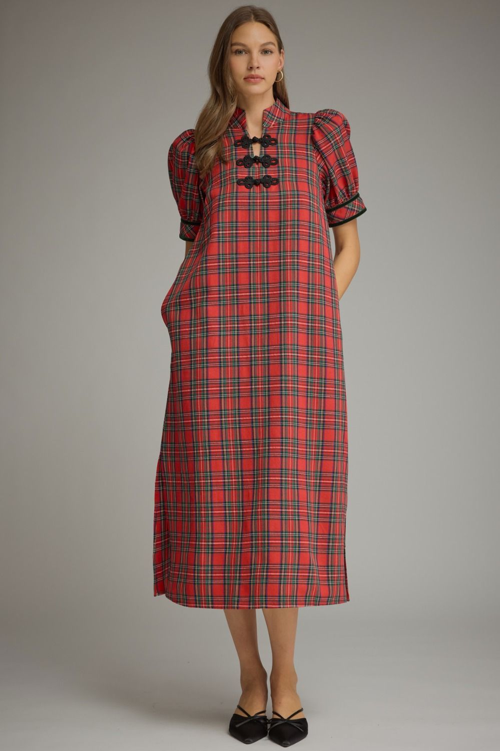 The Scarlet Plaid Dress