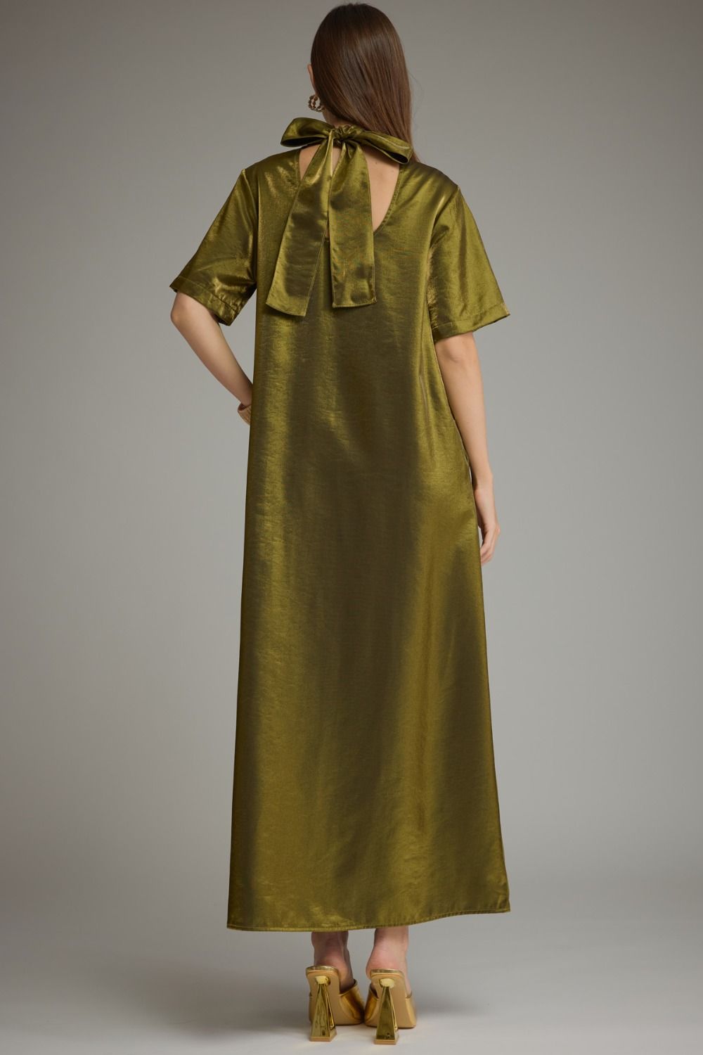 Gilded Olive Dress