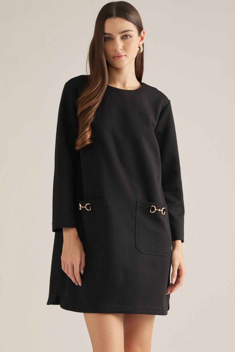 The Uptown Chic Black Dress