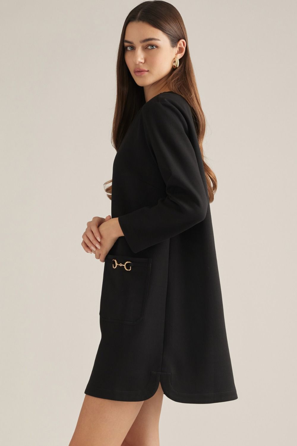 The Uptown Chic Black Dress
