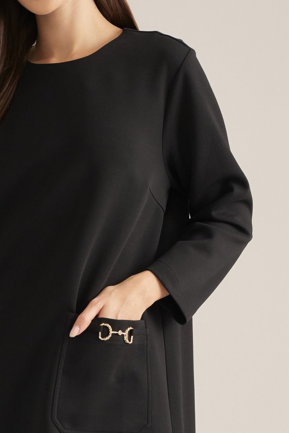 The Uptown Chic Black Dress