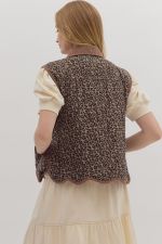 Cassandra Leopard Vest