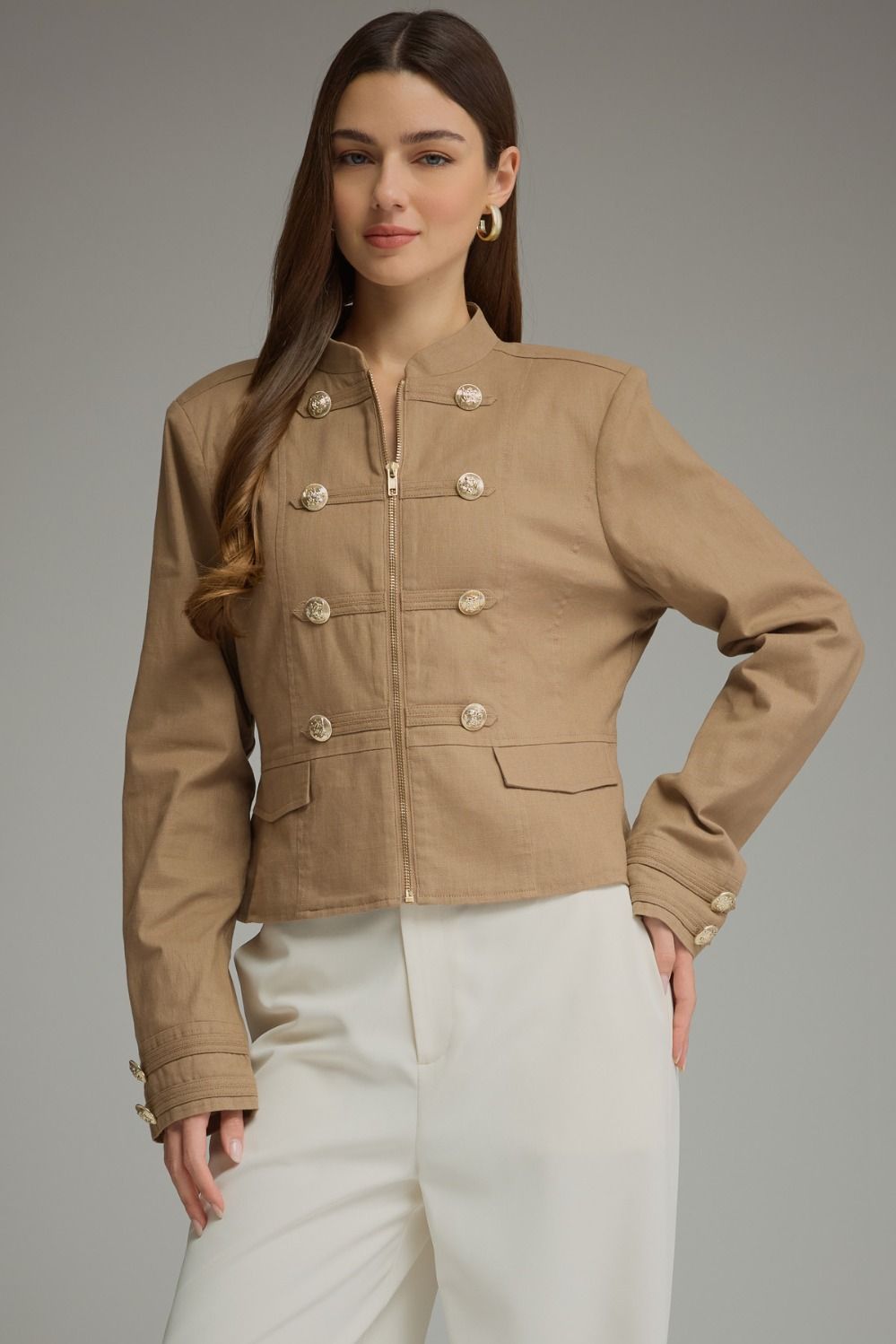 Cafe Latte Jean Jacket