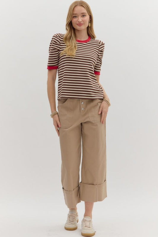 Lucille Striped Top