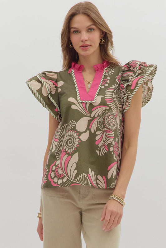 Under the Willow Paisley Top