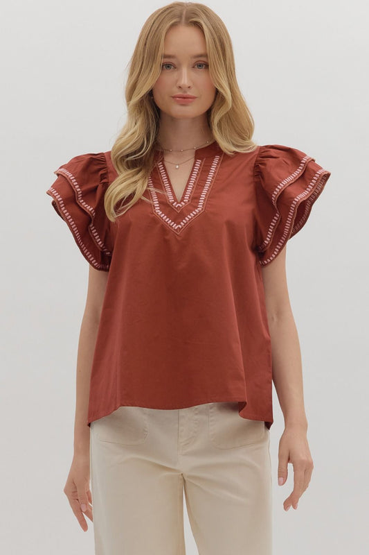 Lovely Ruffles Top