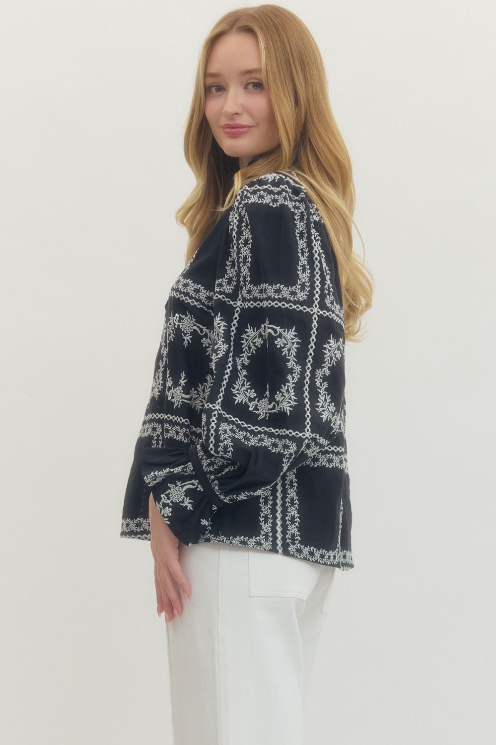 Urban Black & White Top