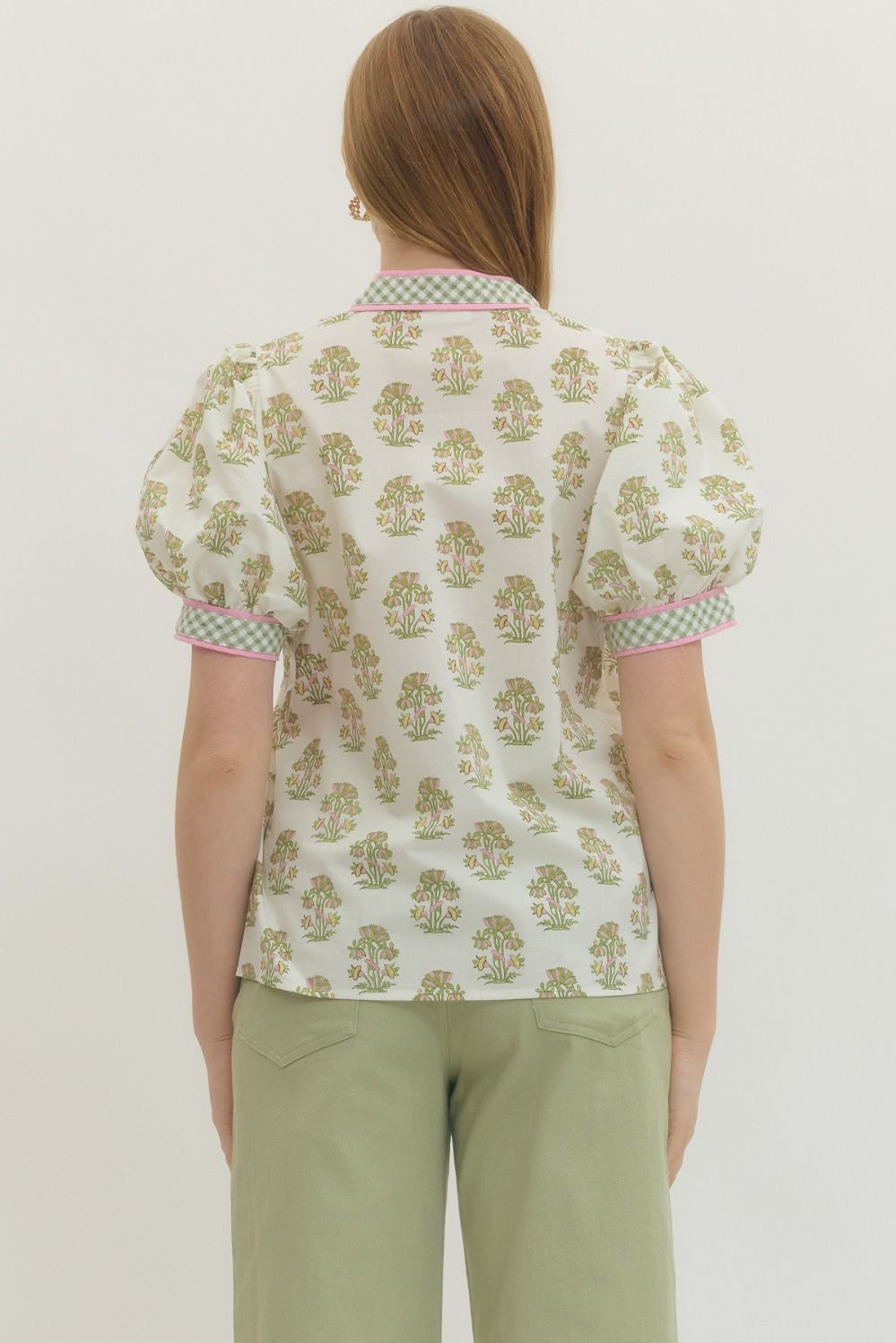 Cream Botanical Breeze Top